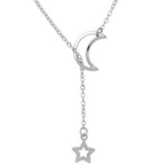 1LEFT| 🎀3/$22🎀 Moon | Star Lariat Necklace - Picture 2 of 4